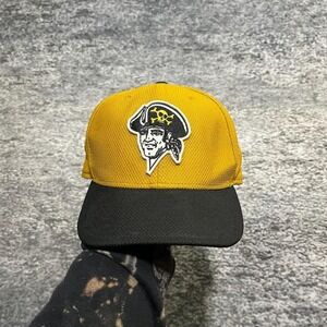 New Era 59Fifty Pittsburgh Pirates‎ Fitted Hat Size 7 3/8 MLB Logo Cap